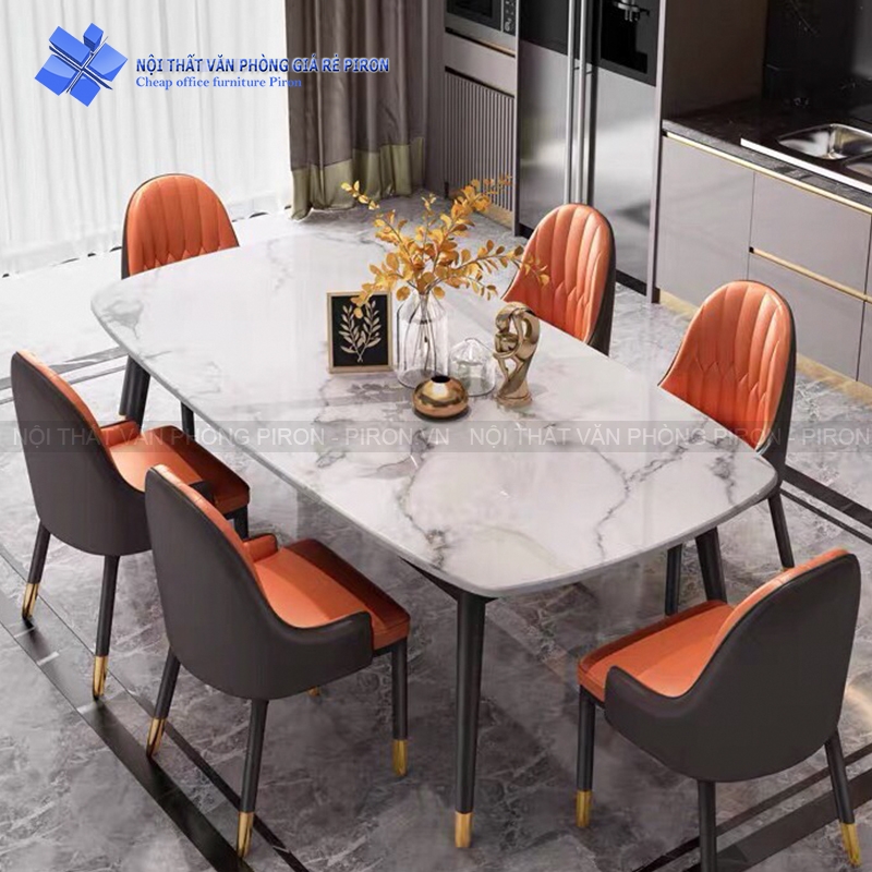 Bàn ăn mặt đá LISA2